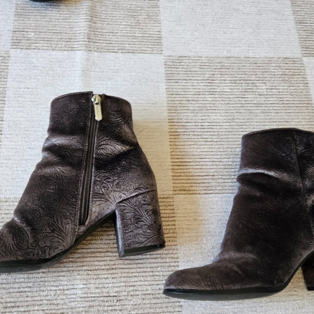Velvet Ankle Boot - Picture 2 of 5